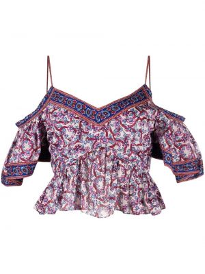 Bluză cu model floral cu imagine Isabel Marant Etoile