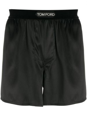 Hedvábné boxerky Tom Ford černé