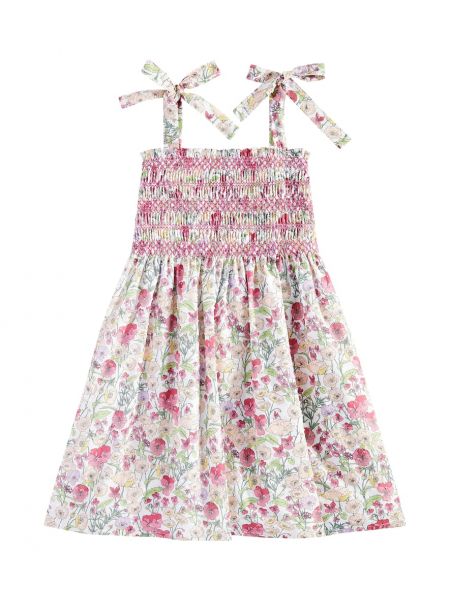 Floral bomull dress for jenter La Coqueta