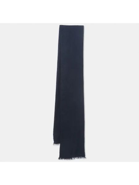 Bufanda de cachemir con estampado de cachemira Valentino Vintage azul