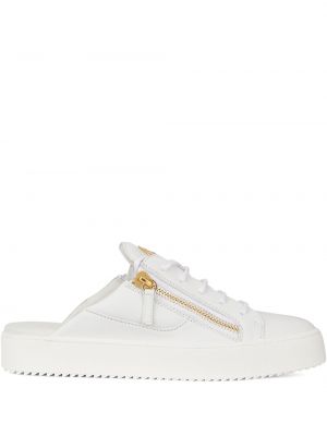 Sneakers med snörning med slip-on Giuseppe Zanotti vit