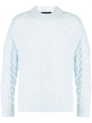 Moherowy sweter Simone Rocha niebieski