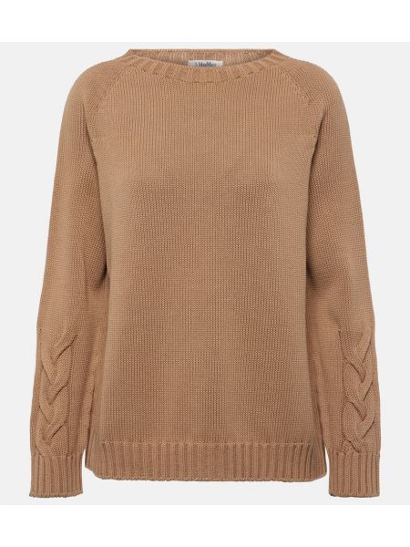 Strickpullover aus baumwoll 's Max Mara braun