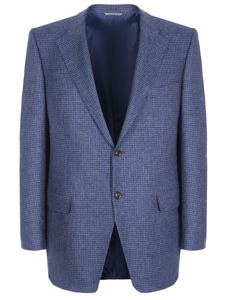 Кашемировый пиджак Canali синий