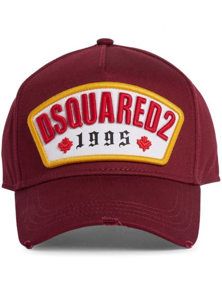 Beyzbol şapkası Dsquared2 kırmızı