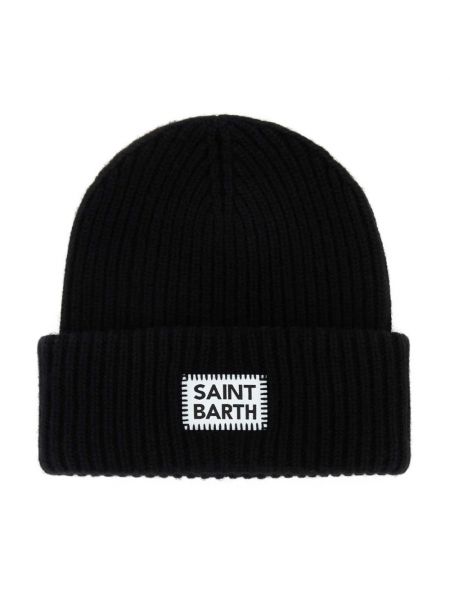 Czarna czapka wełniana Mc2 Saint Barth