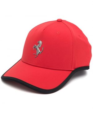 Kepurė su snapeliu Ferrari raudona
