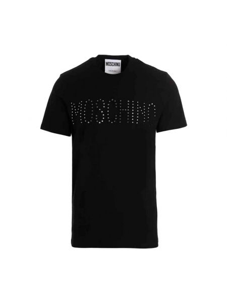 Koszulka z krótkim rękawem Moschino czarna