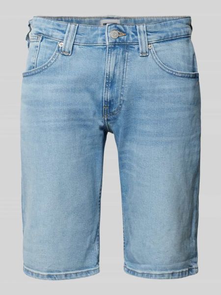Szorty jeansowe bawełniane z kieszeniami Tommy Jeans niebieskie