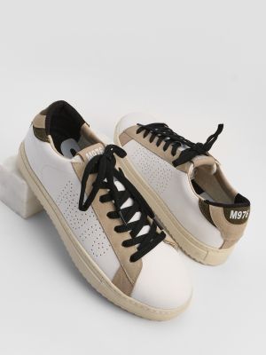 Csipkés fűzős sneakers Marjin fehér