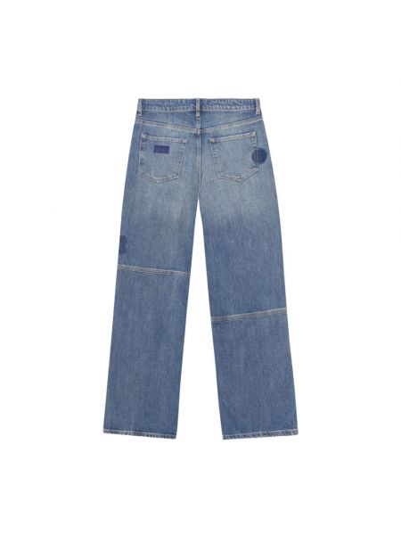 Straight jeans ausgestellt Ganni blau