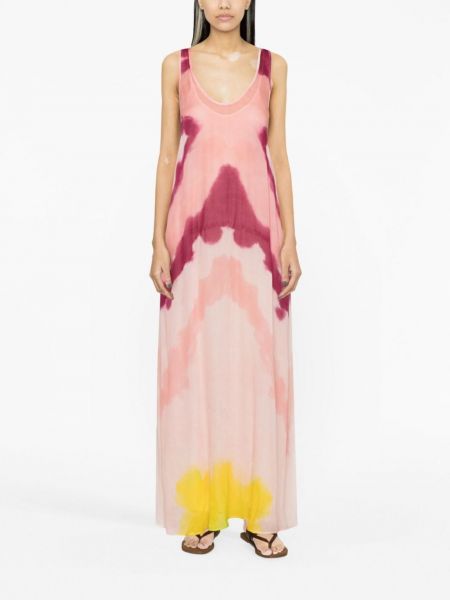 Kašmírové šaty Gabriela Hearst růžové
