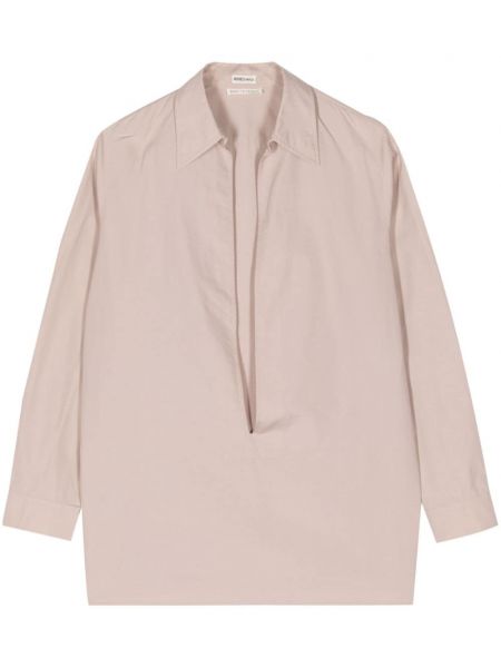 Βαμβακερό μακρύ πουκάμισο Hermès Pre-owned μπεζ