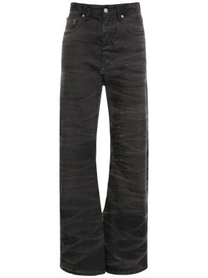 Jeans en coton Mm6 Maison Margiela noir