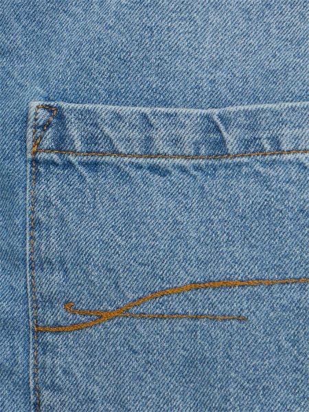 Chemise en jean avec manches courtes Flâneur