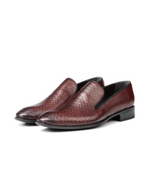 Nahast loafer-kingad Ducavelli punane
