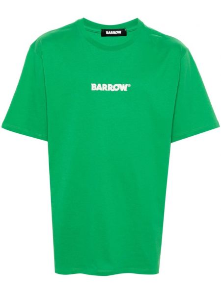 Bombažna majica s potiskom Barrow zelena