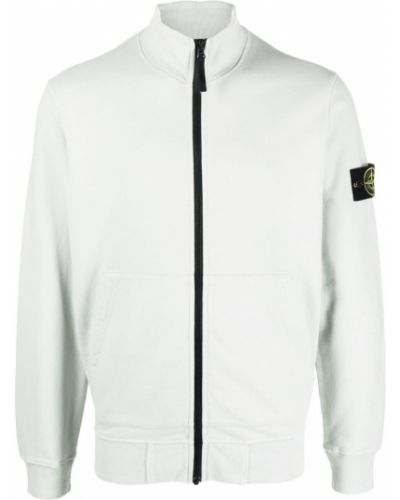 Strikkegenser med glidelås Stone Island blå