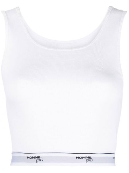 Top Hommegirls bianco