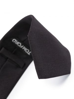 Hedvábná kravata Tom Ford černá