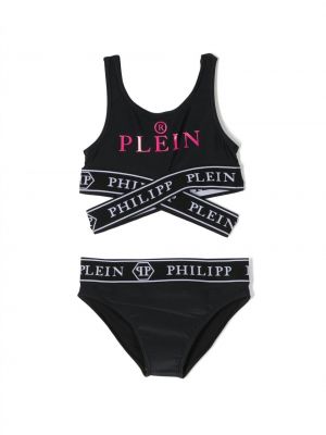 Bikini för tjejer Philipp Plein Junior svart