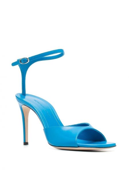 Sandales en cuir Victoria Beckham bleu