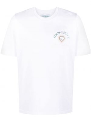 T-shirt Casablanca blanc