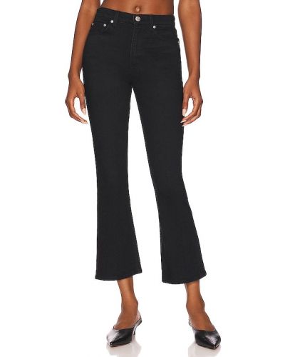 High waist bootcut jeans ausgestellt Grlfrnd schwarz