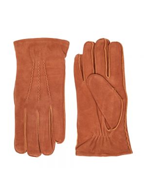 Rękawiczki Gant brązowe