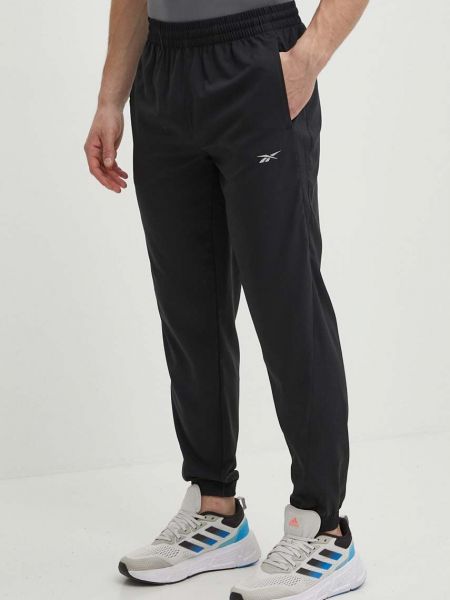 Pantaloni alergare Reebok negru