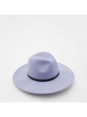 Vlněný klobouk Reserved modrý