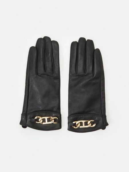 Czarne rękawiczki Twinset