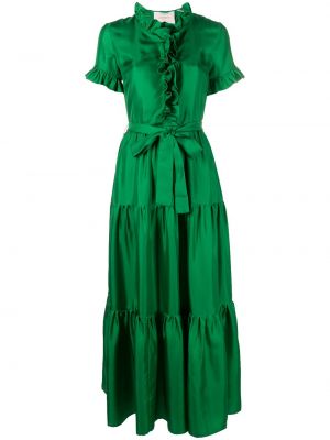Dlouhé šaty La Doublej zelené