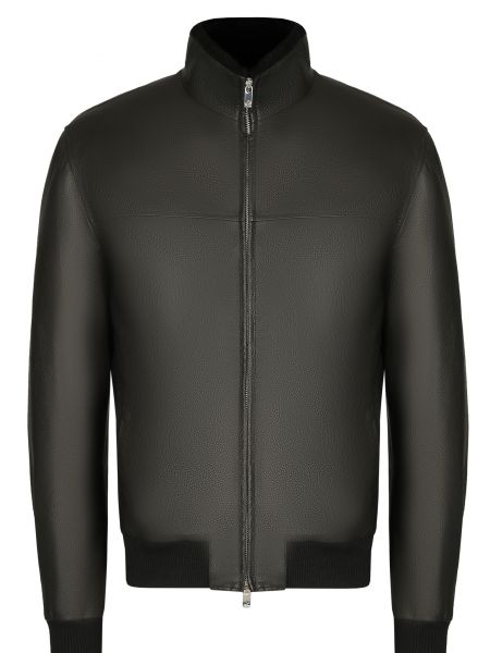 Кожаная куртка Tombolini черная