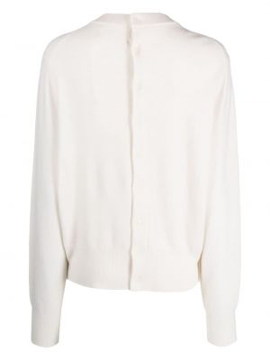 Cardigan en cachemire en tricot Extreme Cashmere blanc