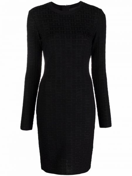 Oprijeta obleka Givenchy črna