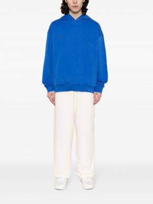 Medvilninis džemperis su gobtuvu Pangaia mėlyna