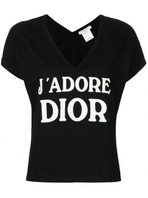 T-shirt z nadrukiem z printem Christian Dior