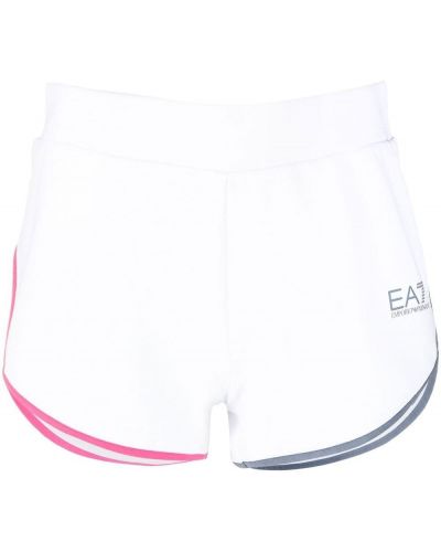 Trykt shorts Ea7 Emporio Armani hvit