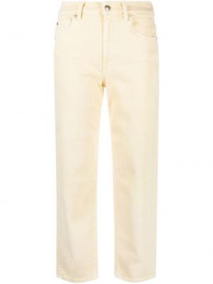 Jeans dritti 7 For All Mankind, giallo