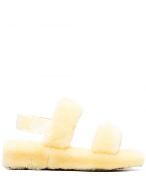 Slingback sandaler med reim Ugg gul