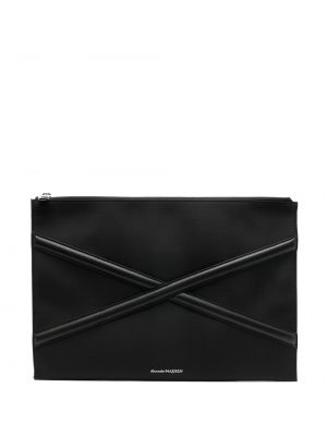 Чанта тип „портмоне“ с принт Alexander Mcqueen черно