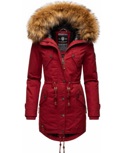Palton de iarna Marikoo roșu