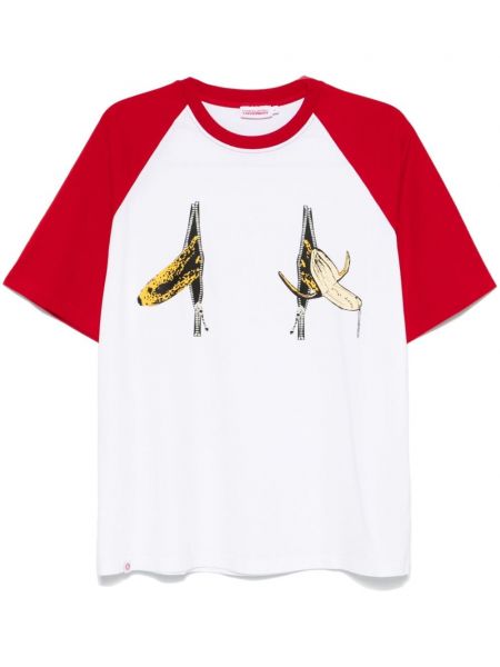 T-shirt Charles Jeffrey Loverboy hvid