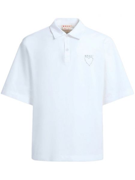 Poloshirt Marni hvid