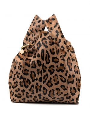 Shopper handtasche mit print mit leopardenmuster Simonetta Ravizza