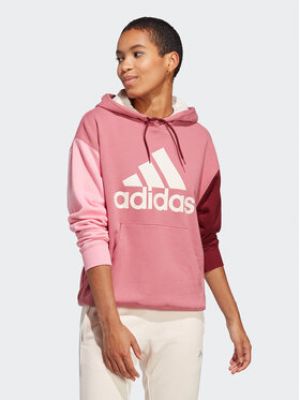 Худі оверсайз вільного крою Adidas Sportswear рожеве
