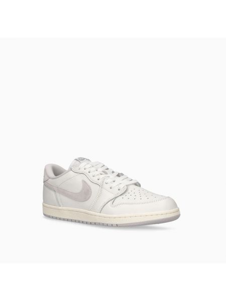Sneakersy skórzane Nike Jordan białe