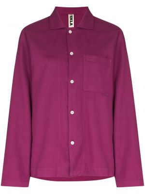 Camisa manga larga Tekla violeta