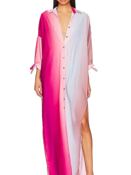 Robe longue Peixoto rose